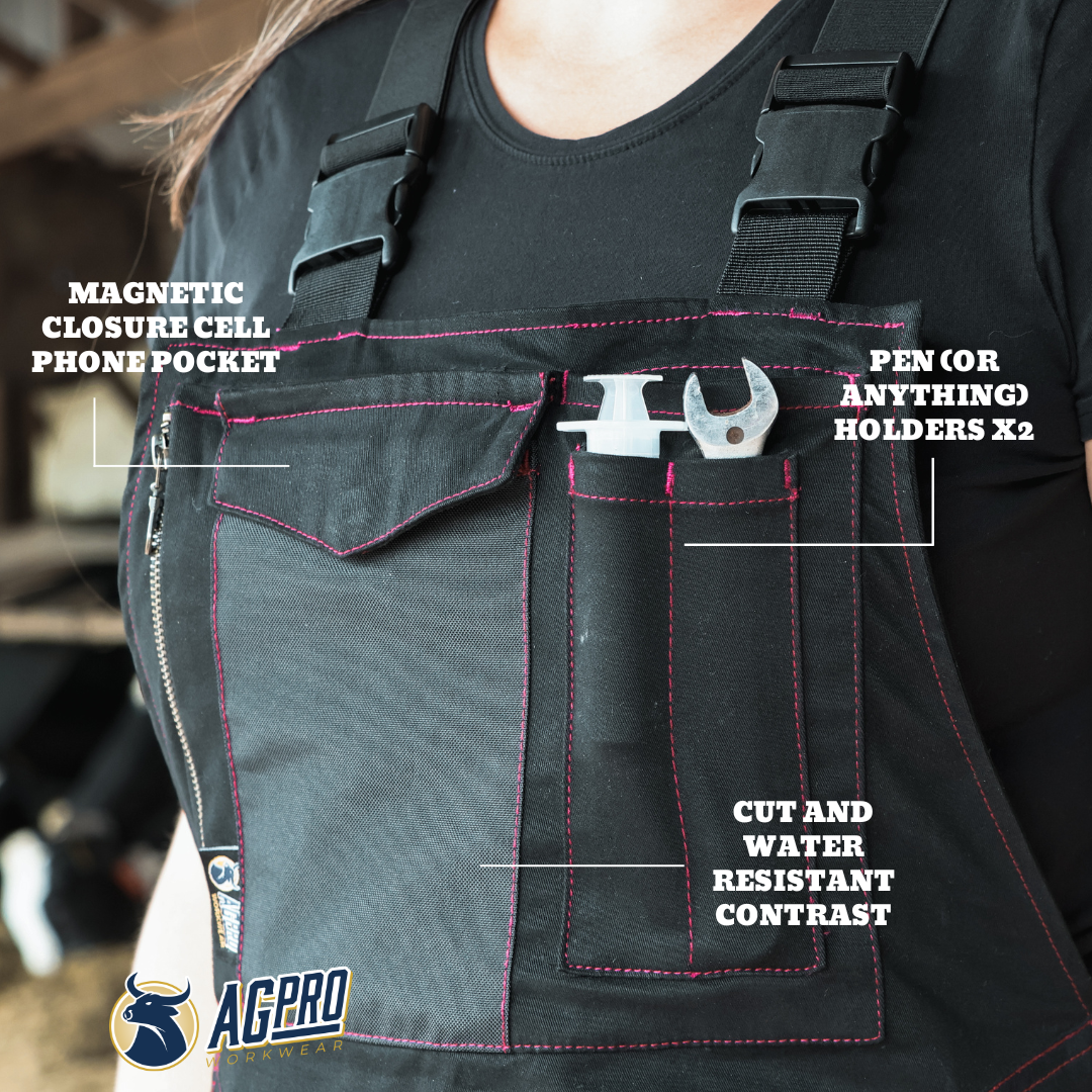 AgPro Women's Overalls - Onyx