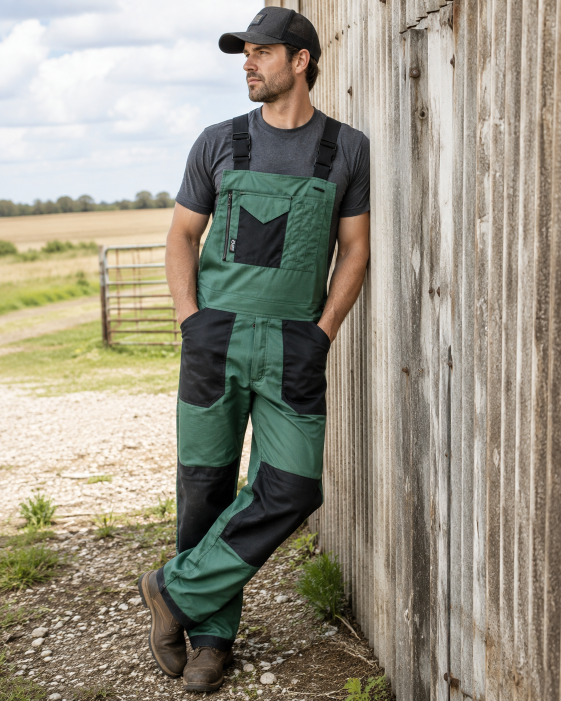 ChoreAll™ - AgPro Workwear® Men's Bibs - Green