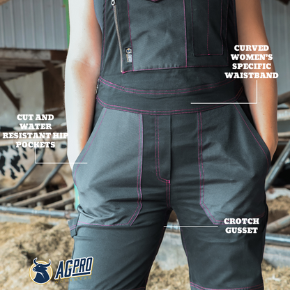 ChoreAll™ - AgPro Workwear® Women's Overalls - Onyx