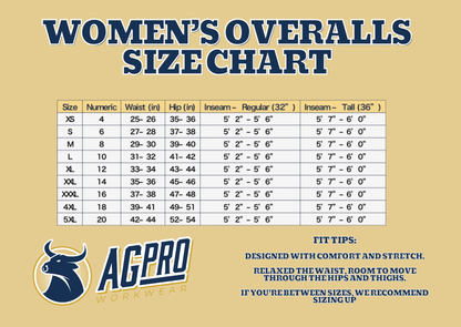 ChoreAll™ - AgPro Workwear® Women's Overalls - Bloom