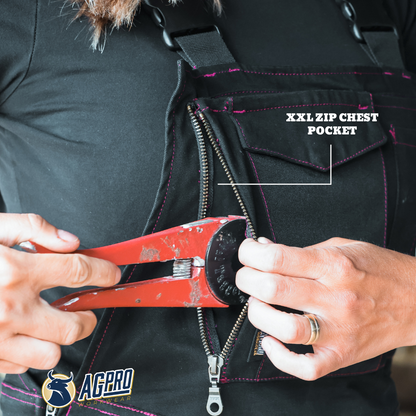 ChoreAll™ - AgPro Workwear® Women's Overalls - Onyx