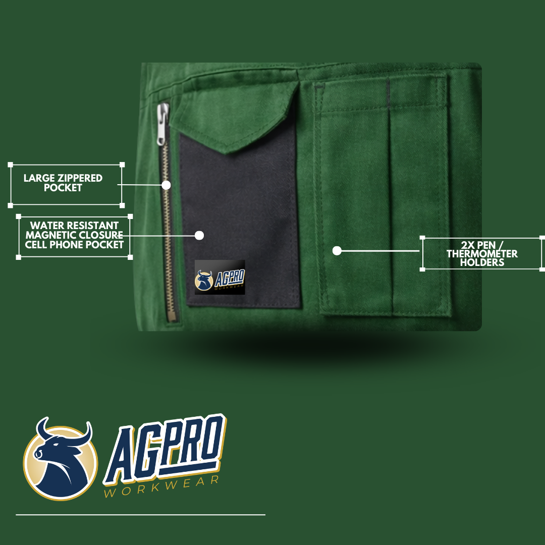 ChoreAll™ - AgPro Workwear® Men's Overalls - Green (Pre-Order)