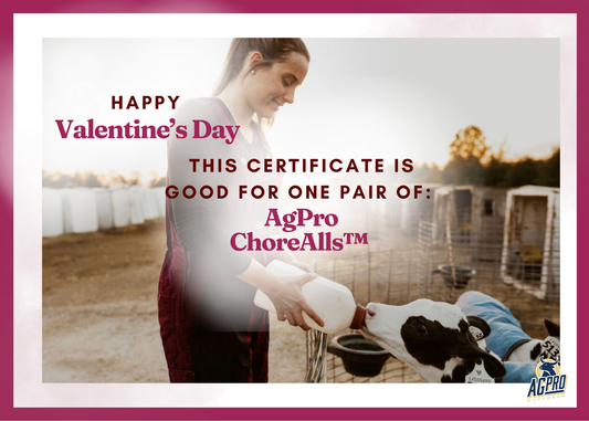 AgPro Workwear® - Valentine’s Day Gift Certificate
